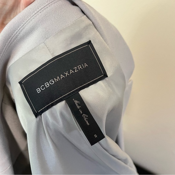 BCBGMAXAZRIA Brent Blazer - Silver Dove - Cutout Sleeves - Picture 8 of 14